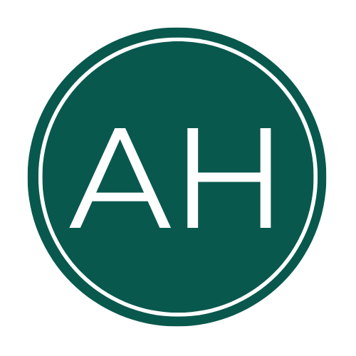The initials AH