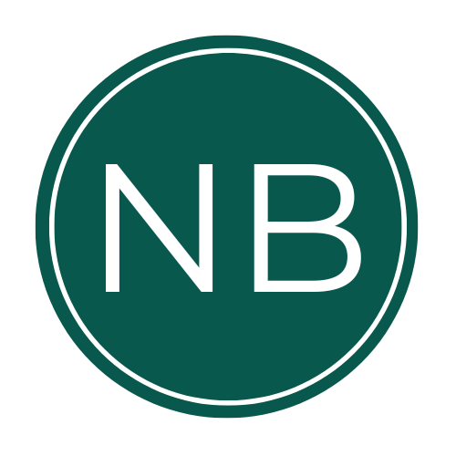The initials NB